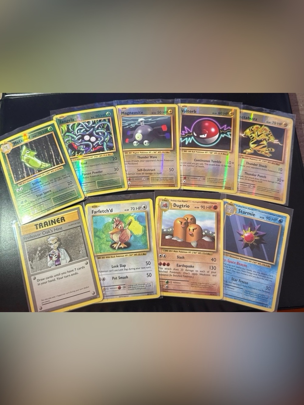 9 XY Evolutions Set Bulk Cards with reverse holos bundle sleeved up NM 2016